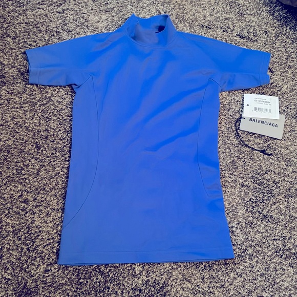 Balenciaga blue active wear top - Picture 2 of 6